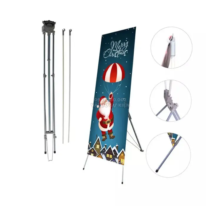 Khung Standee Chữ X Loại Tốt Kiểu Hàn Quốc 80x180cm